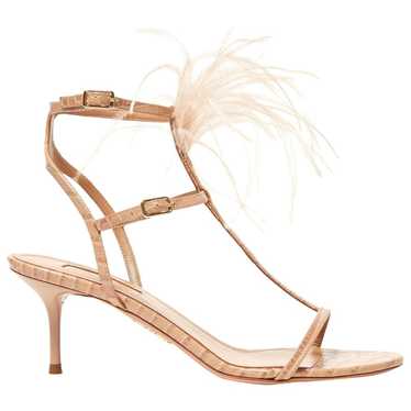 Aquazzura Ostrich sandals - image 1