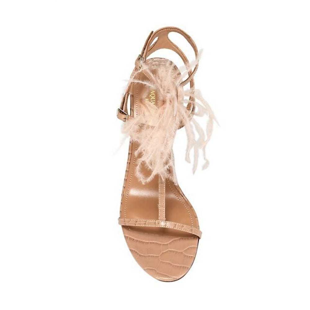 Aquazzura Ostrich sandals - image 5