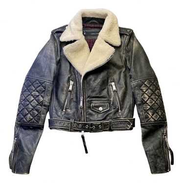 Dsquared2 Leather biker jacket