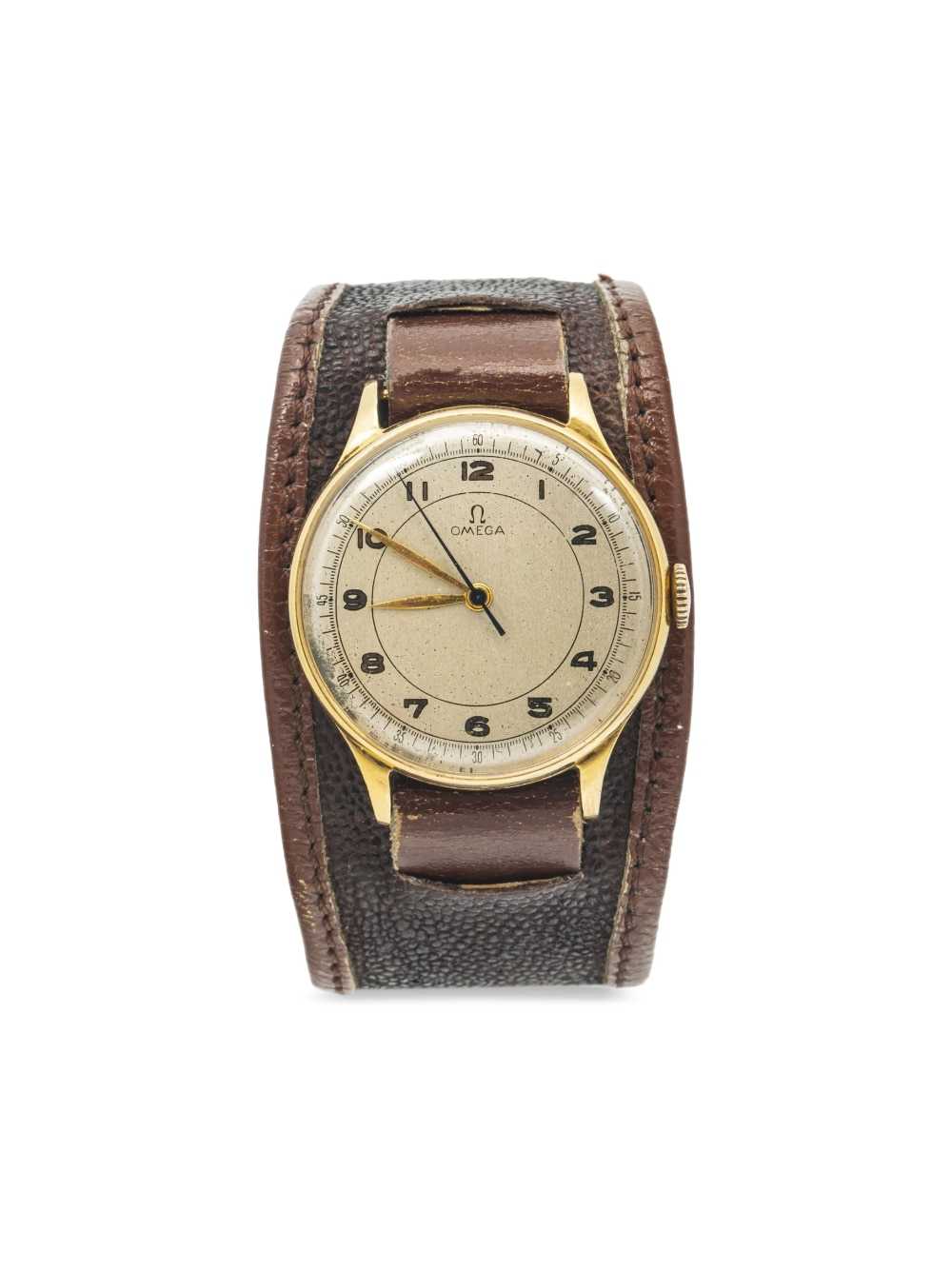 OMEGA pre-owned Railroad 35mm - Brown - image 1