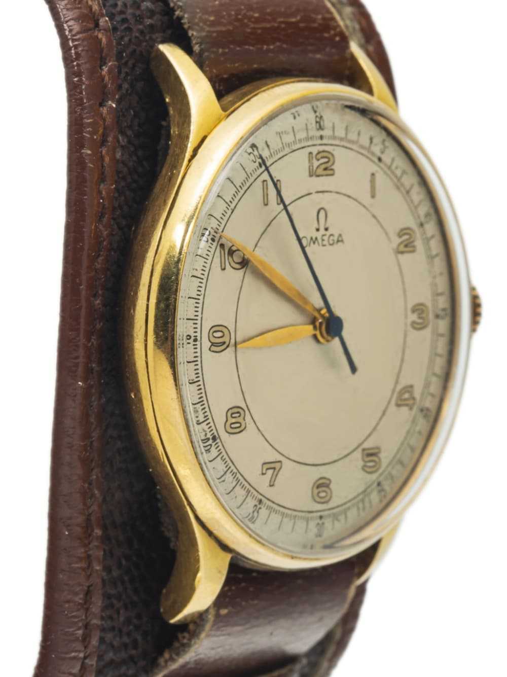 OMEGA pre-owned Railroad 35mm - Brown - image 3