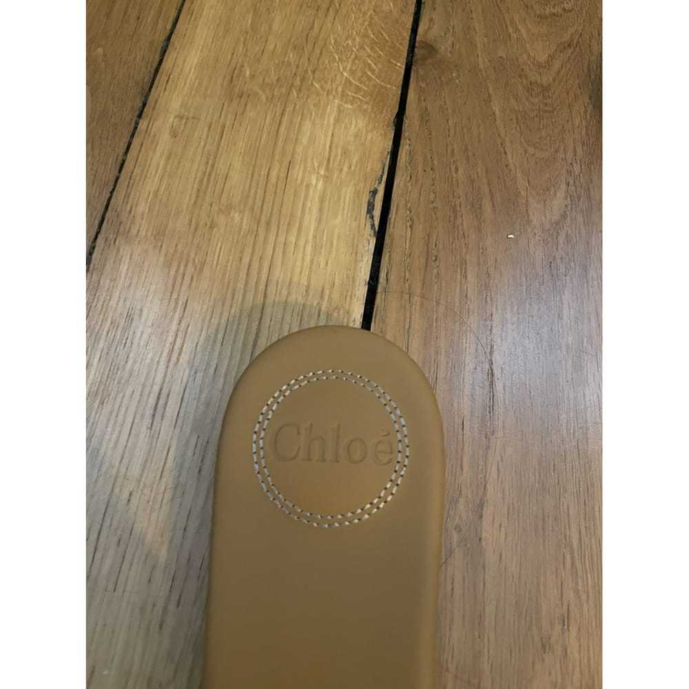 Chloé C leather mules - image 2