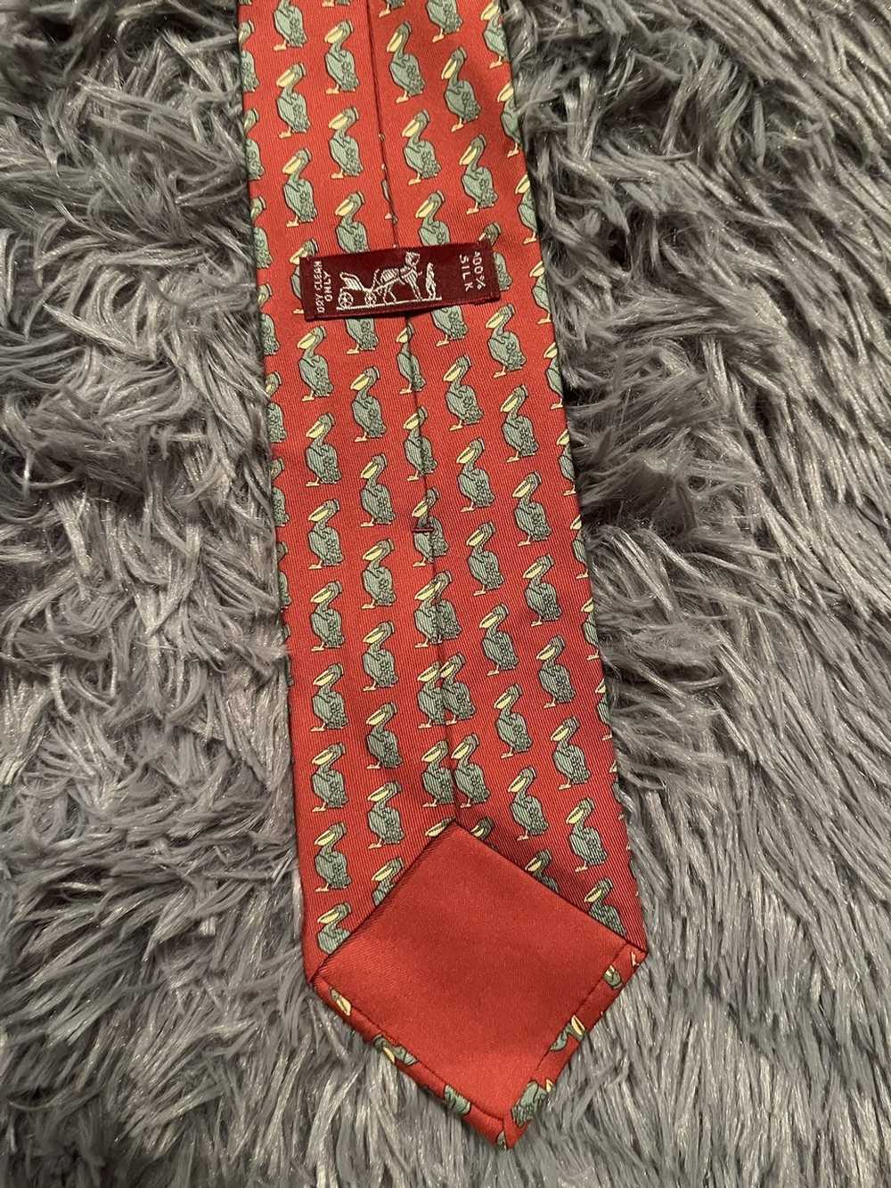 Hermes × Luxury × Vintage Hermes 80s vintage silk tie - Gem