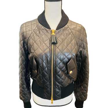 Moschino Leather biker jacket