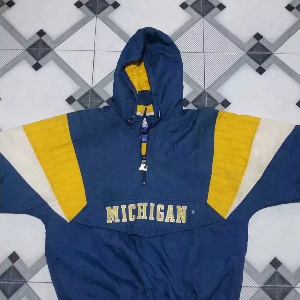 Sportswear × Starter × Vintage Rare 90s Michigan … - image 1