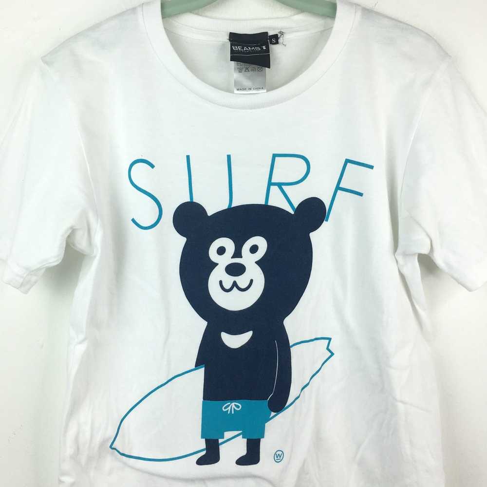 Japanese Brand Beams Character Logo Short Sleeve … - image 2