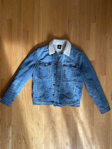 Sherpa denim clearance jacket h&m