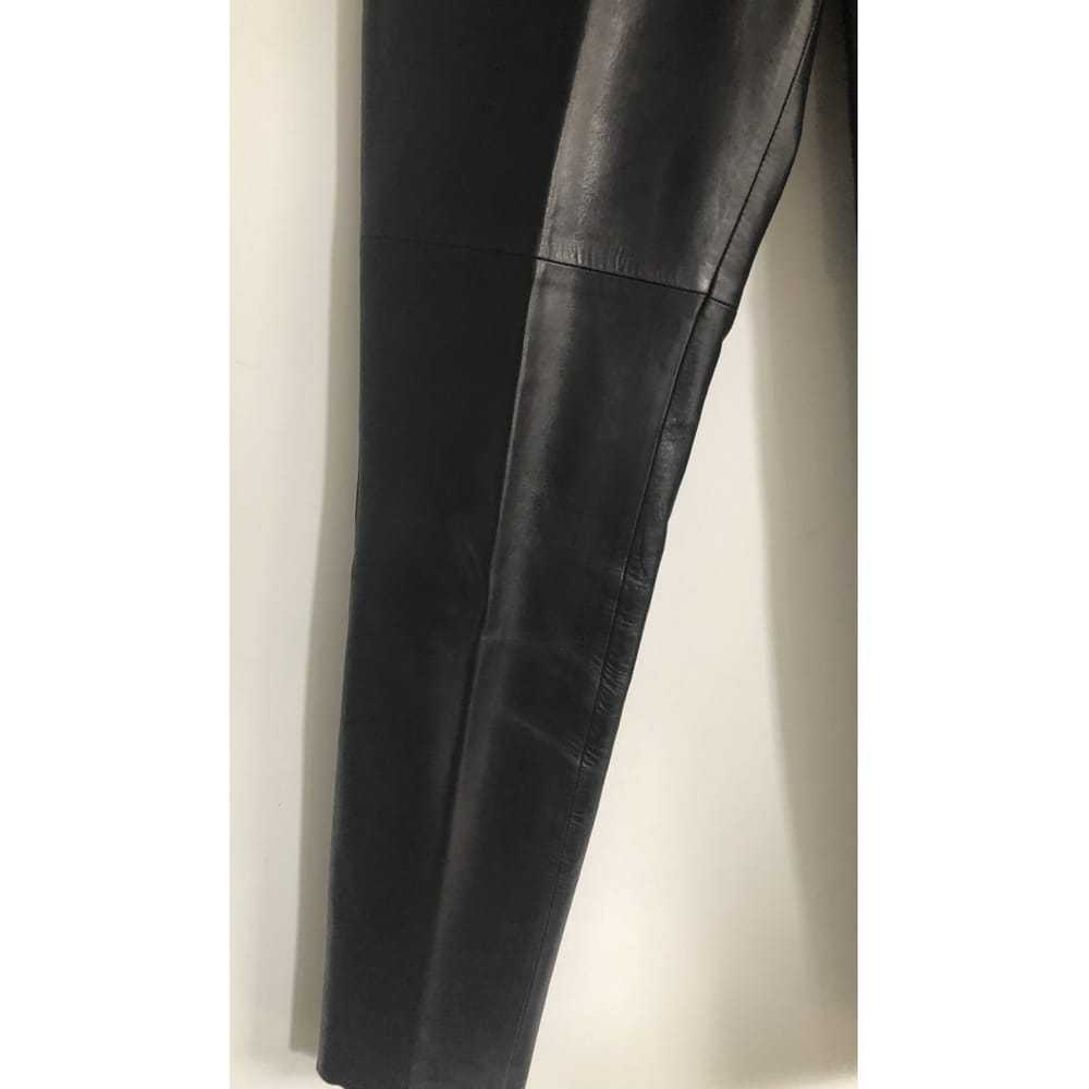 Agnès B. Leather trousers - image 4