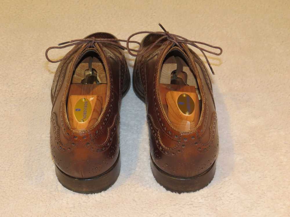 Edward Green Dark Oak Antique Medallion Wingtips … - image 7