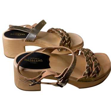 Swedish Hasbeens Leather sandals