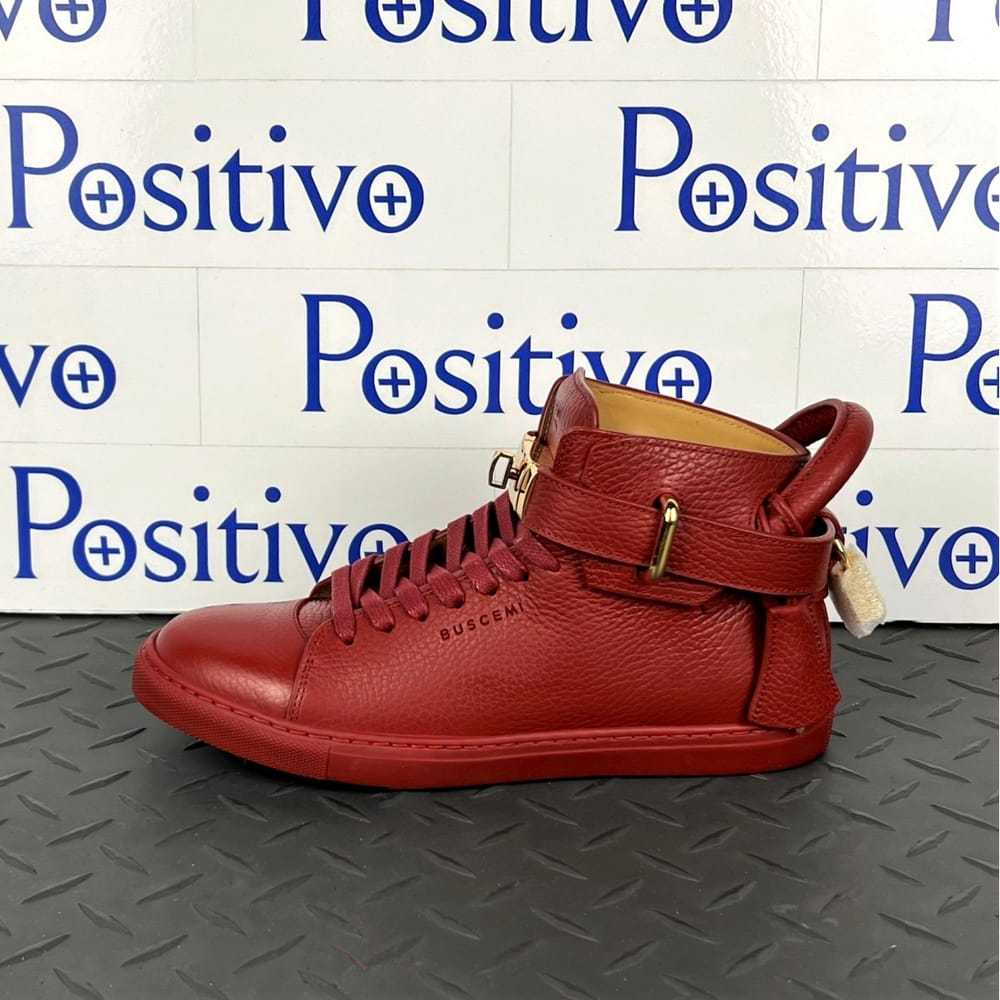 Buscemi Leather trainers - image 4