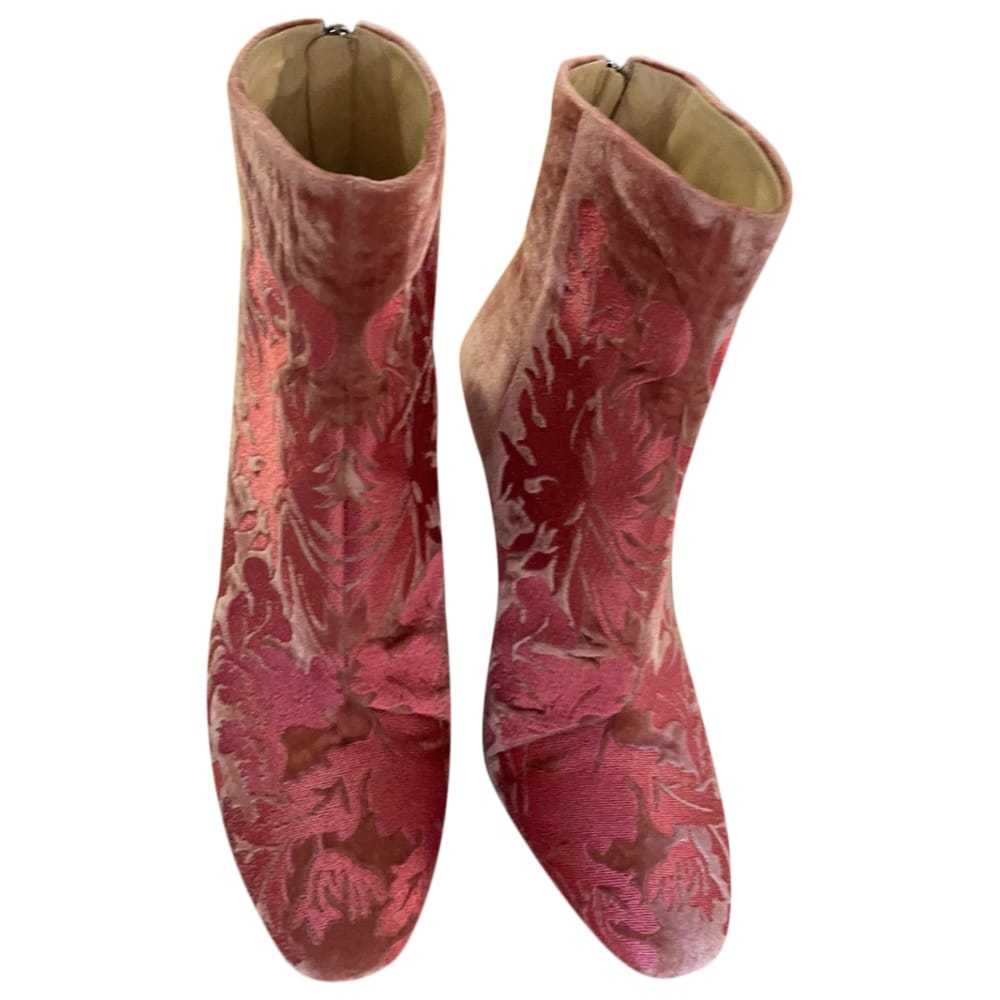 Alexandre Birman Velvet ankle boots - image 1