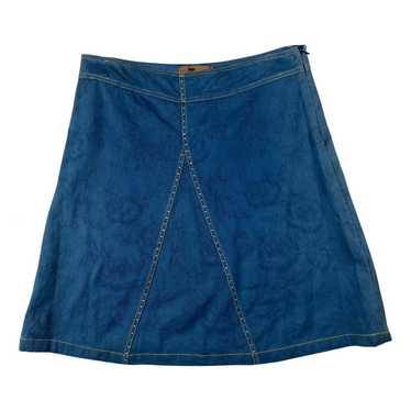 Christian Dior 2000 S/S Ad Campaign Asymmetrical Blue Denim