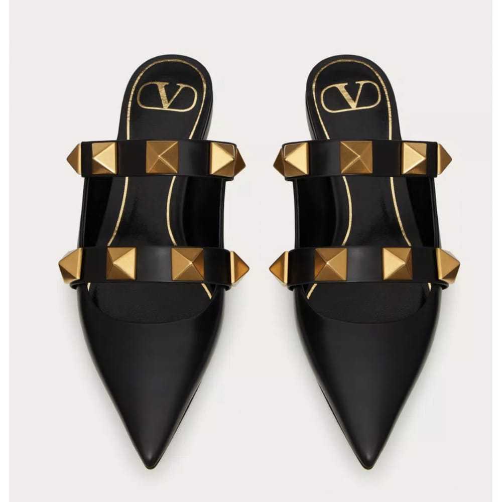 Valentino Garavani Rockstud leather mules & clogs - image 2