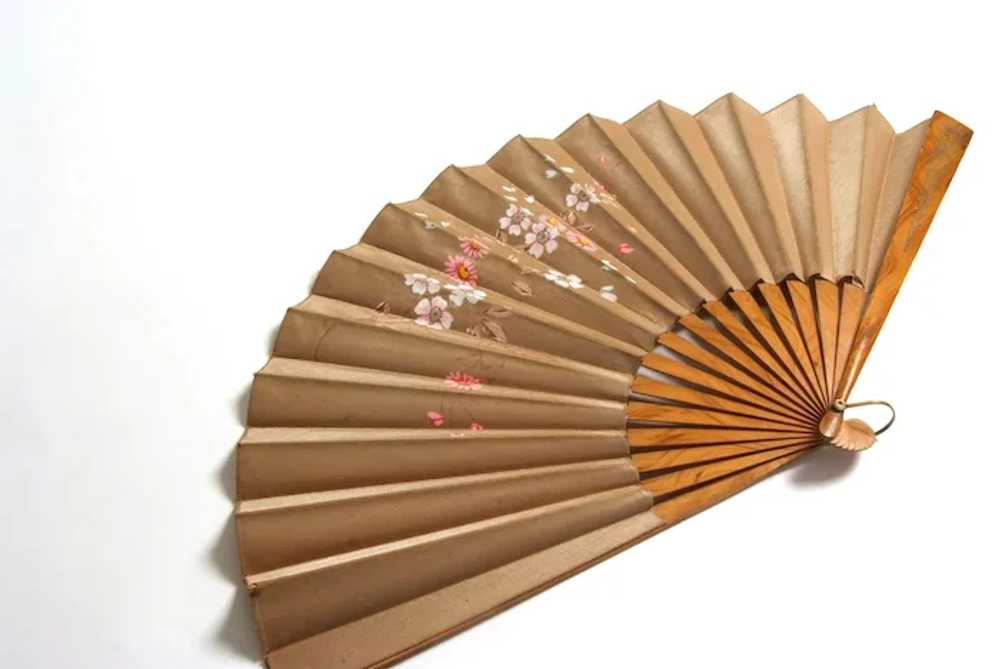 Hand painted Fan Circa early 1800's - image 2