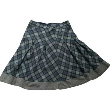 Moschino Love Wool mid-length skirt