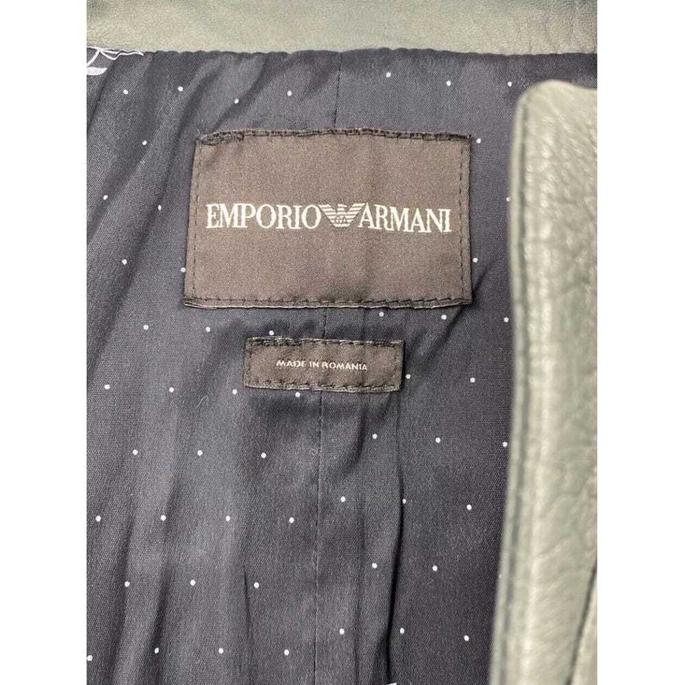 Emporio Armani Leather biker jacket - image 12