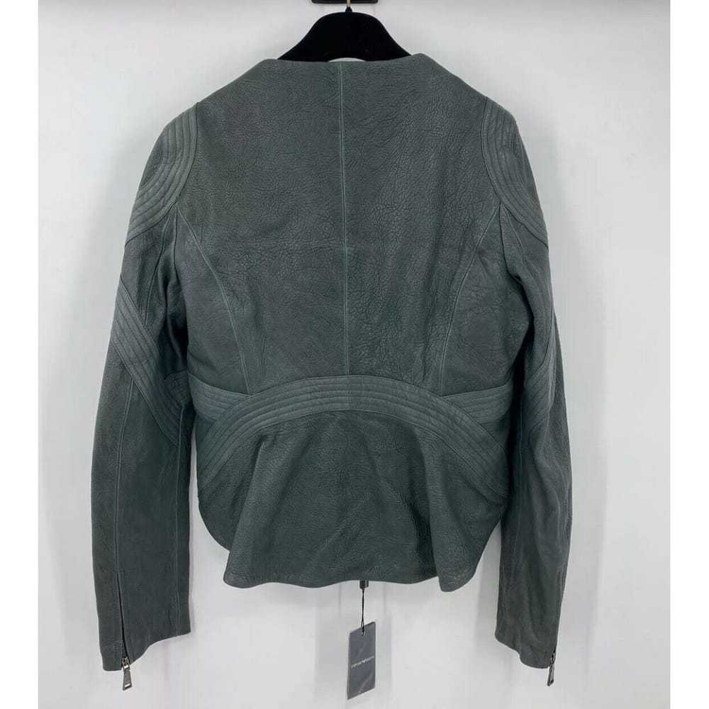 Emporio Armani Leather biker jacket - image 9