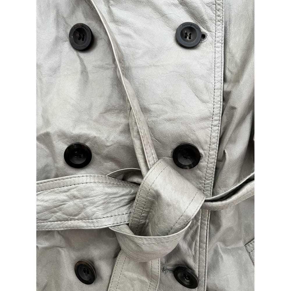 Salvatore Ferragamo Leather trench coat - image 5