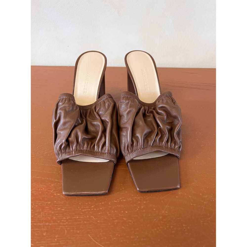 Wandler Leather sandals - image 2