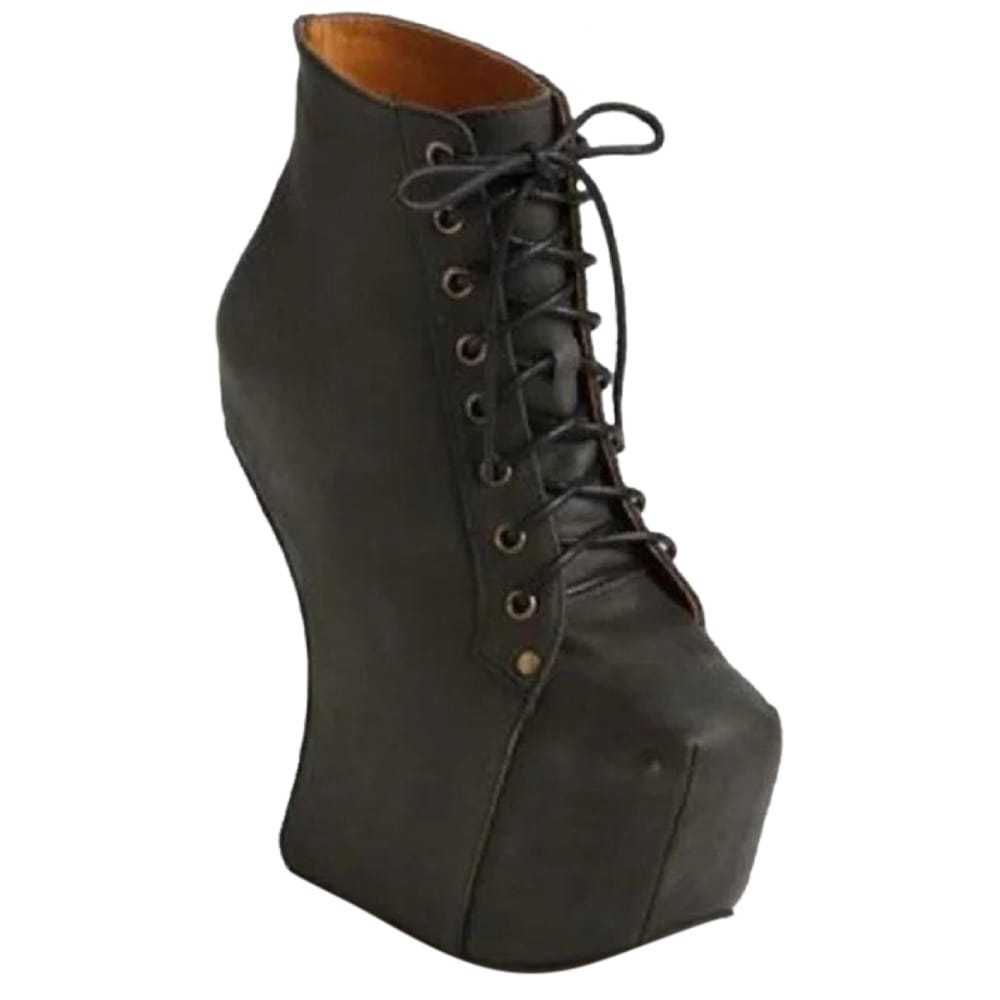 Jeffrey Campbell Leather lace up boots - image 1