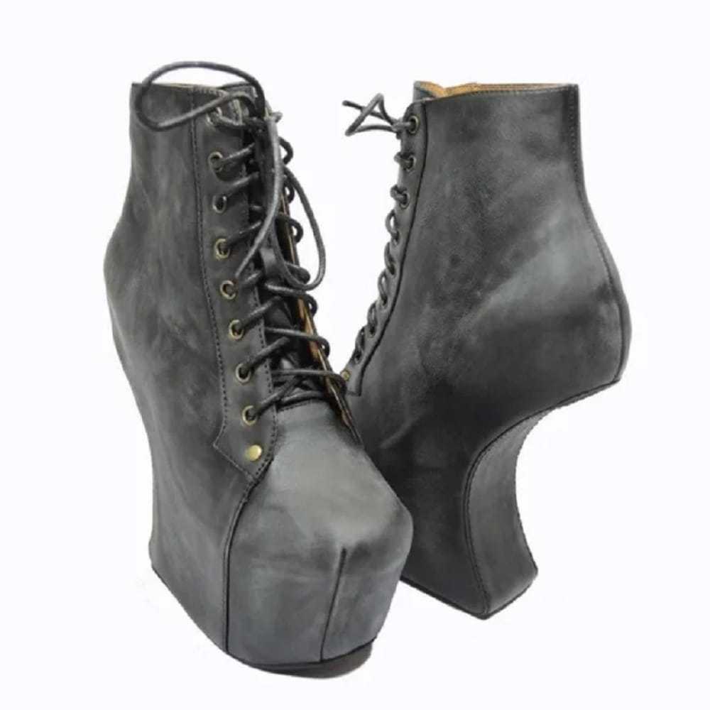 Jeffrey Campbell Leather lace up boots - image 3