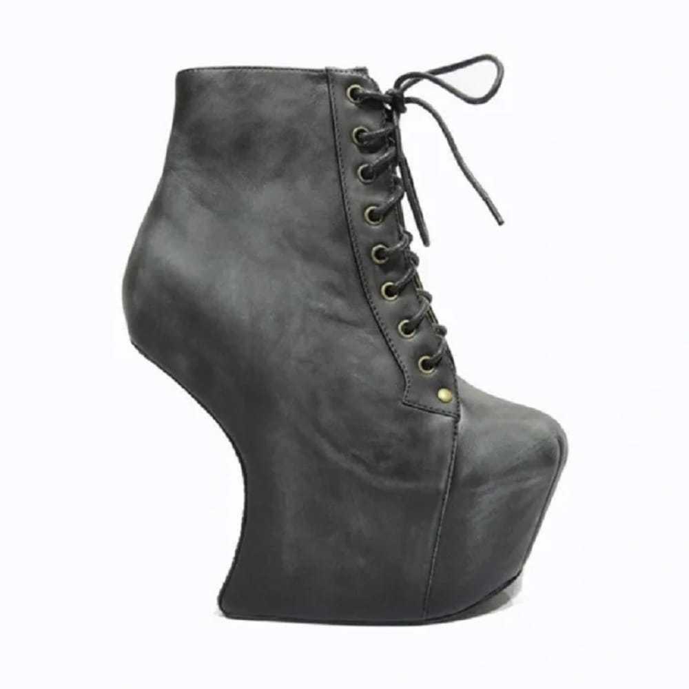 Jeffrey Campbell Leather lace up boots - image 7