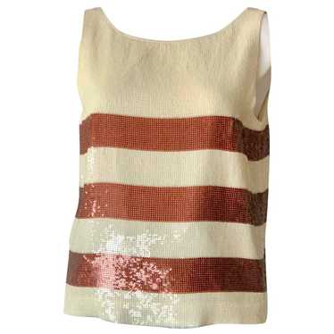 Veronica Beard Top Spruce deals Embroider Silk