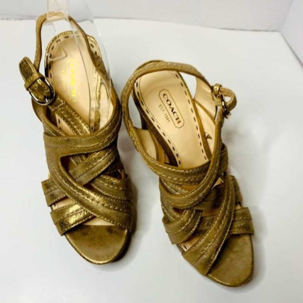 Coach Leather sandals - image 3