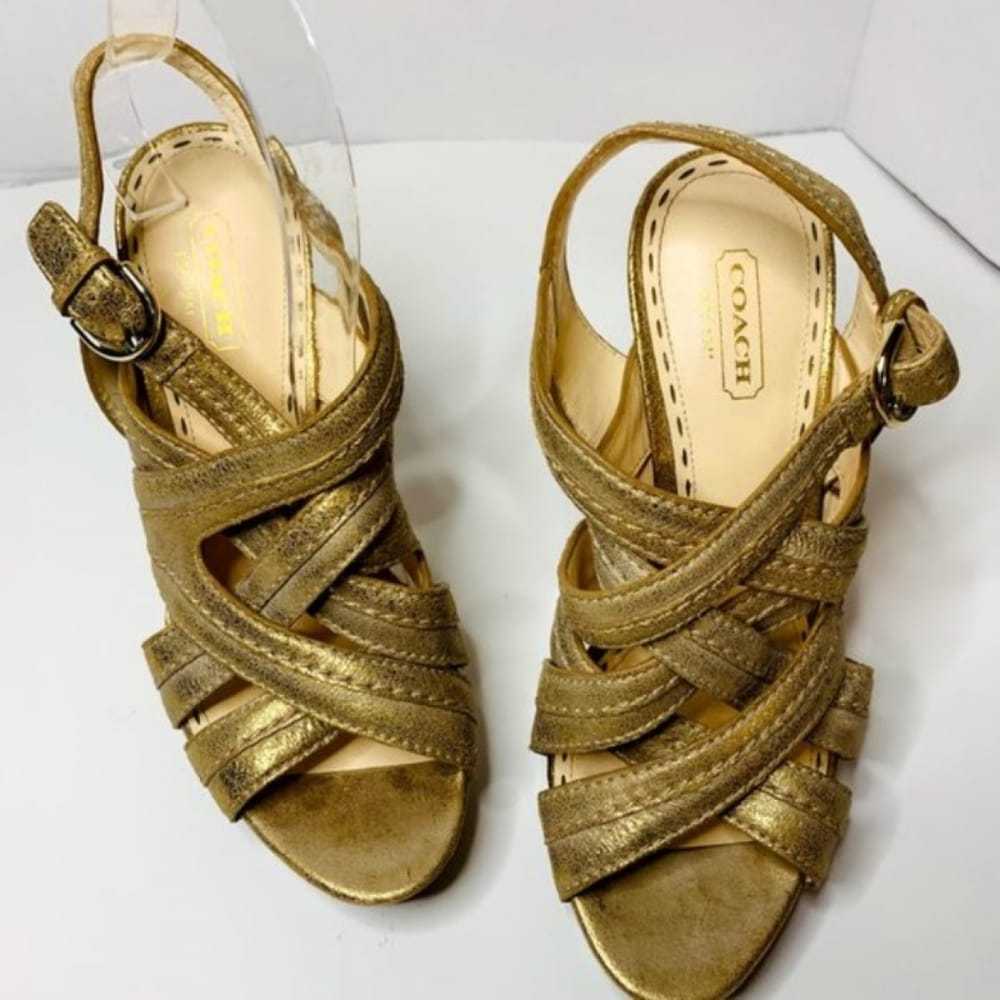 Coach Leather sandals - image 6