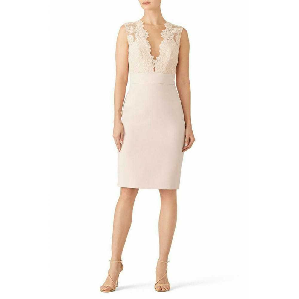 Theia Silk mid-length dress - image 2