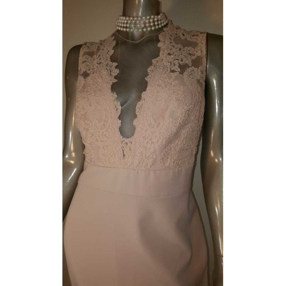 Theia Silk mid-length dress - image 5
