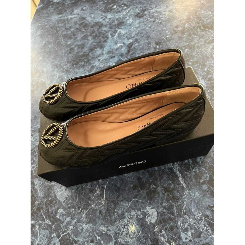 Mario Valentino Leather ballet flats - image 2