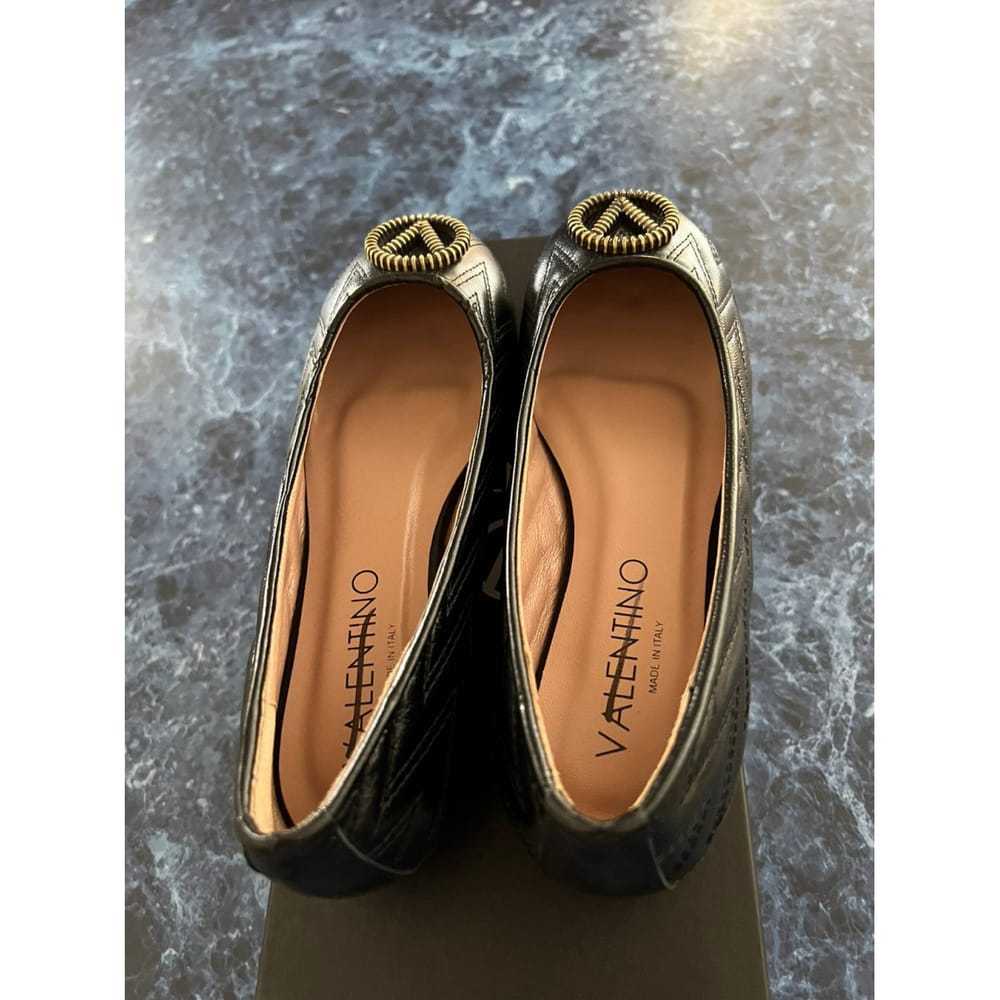 Mario Valentino Leather ballet flats - image 3