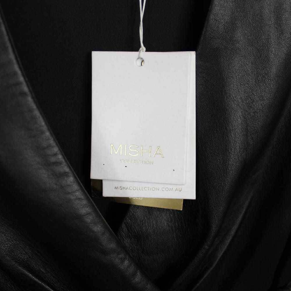 Misha Collection Leather mini dress - image 10