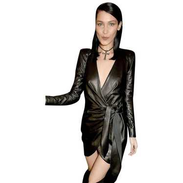 Misha Collection Leather mini dress - image 1