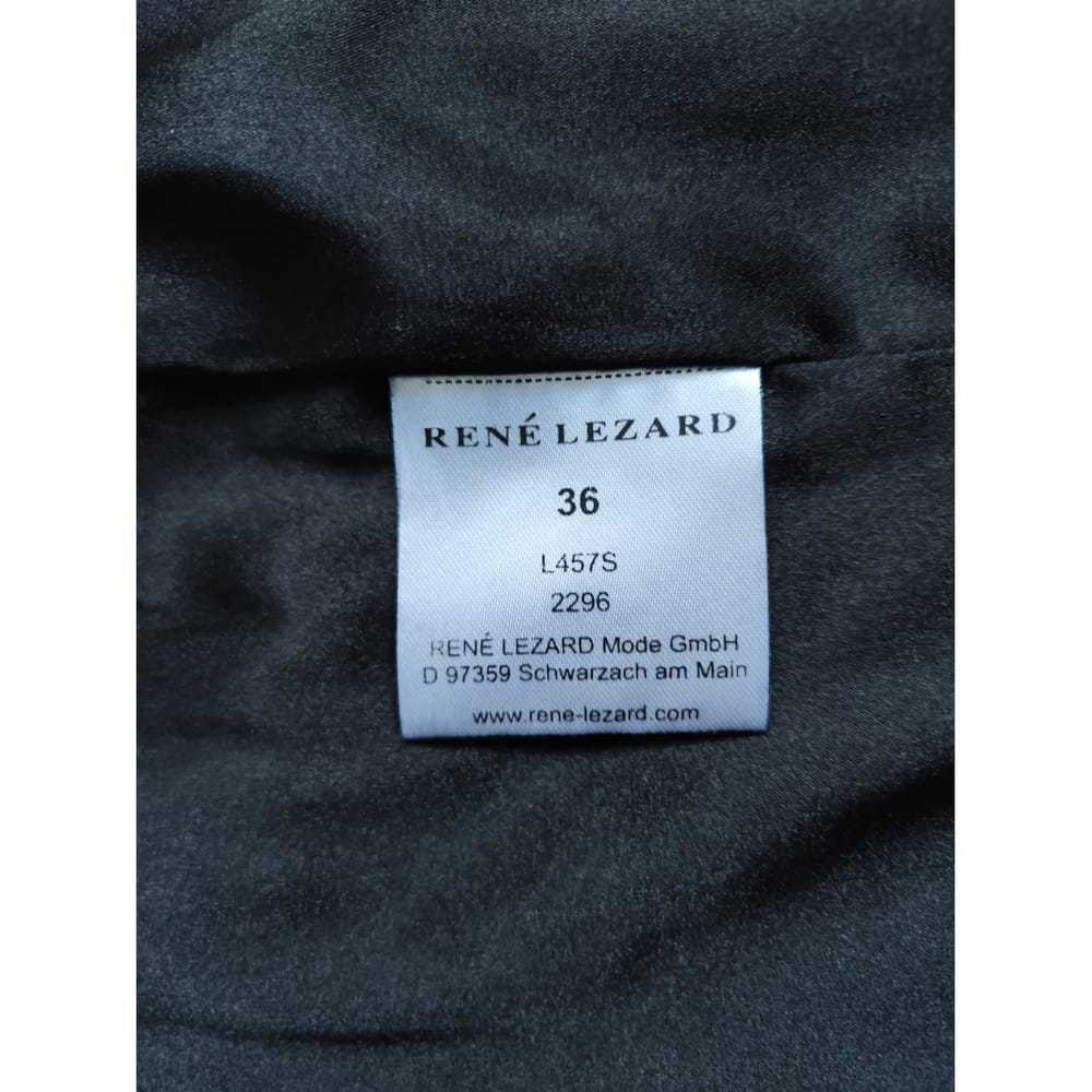 René Lezard Leather mid-length skirt - image 7