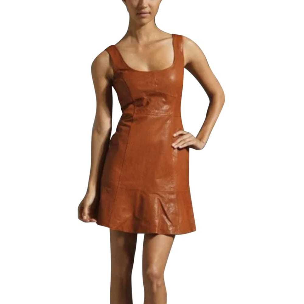 Nanette Lepore Leather mini dress - image 1