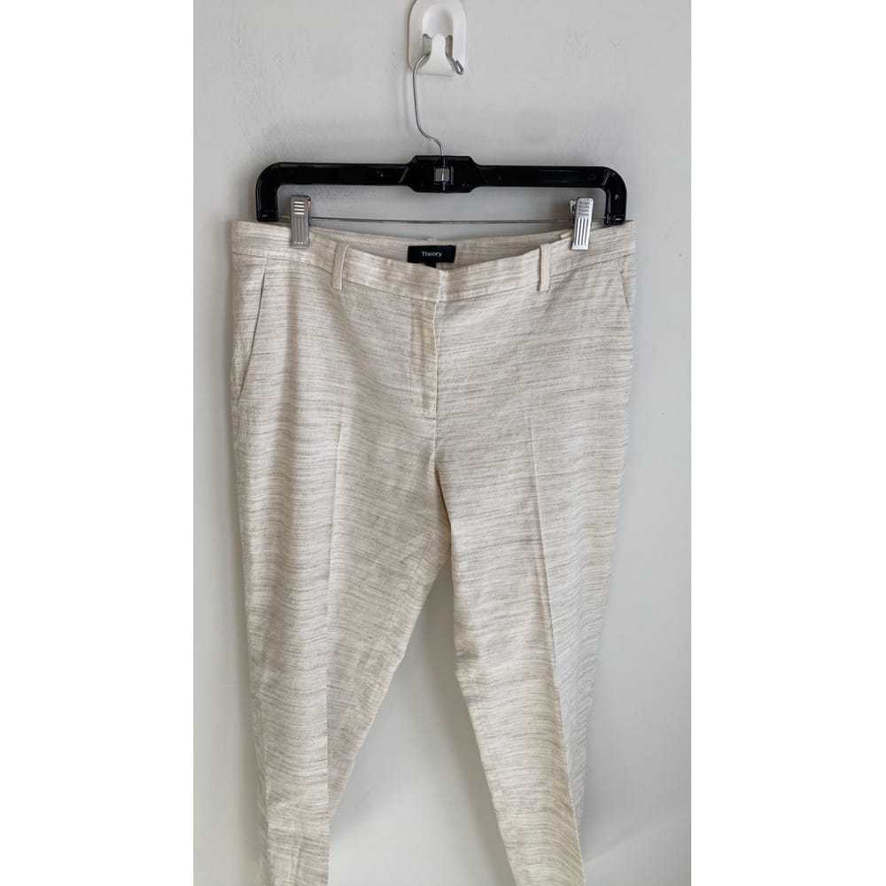 Theory Linen trousers - image 4
