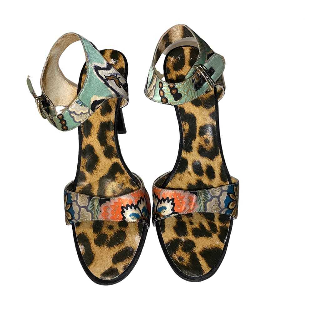 Roberto Cavalli Leather sandals - image 6