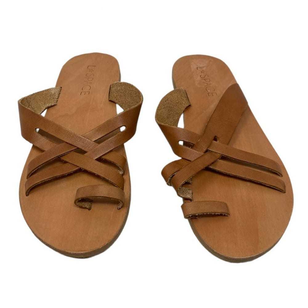 L*Space Leather sandals - image 1