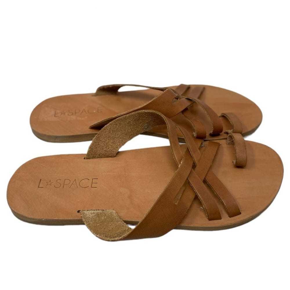 L*Space Leather sandals - image 2