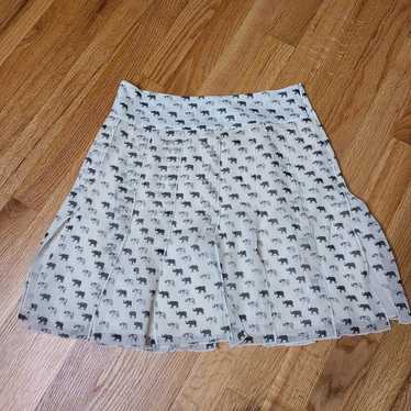 Club Monaco Silk mini skirt