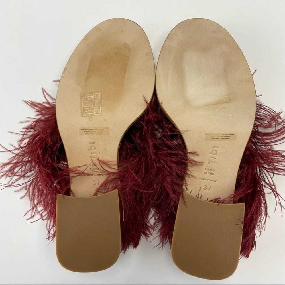 Tibi Ostrich sandals - image 4