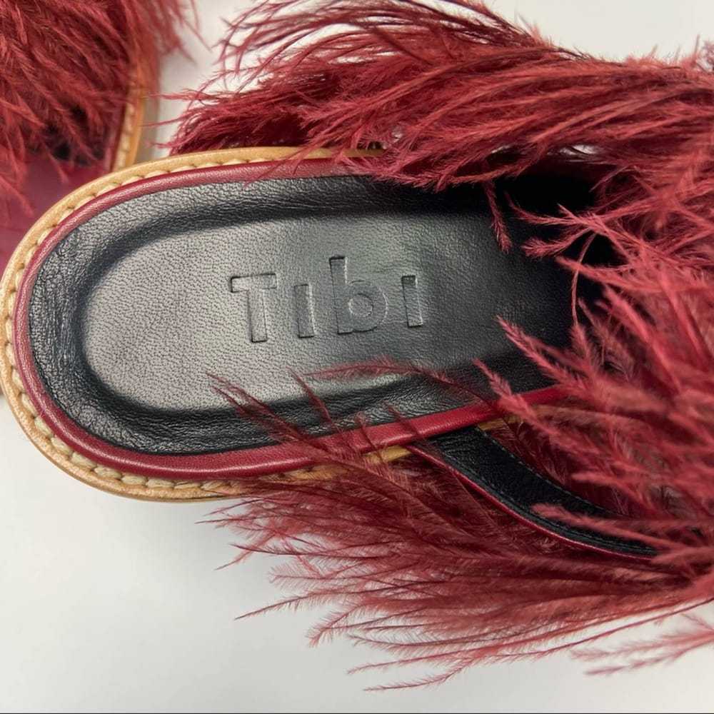 Tibi Ostrich sandals - image 9