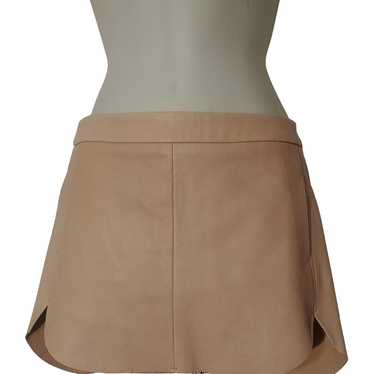 Mason Leather mini skirt