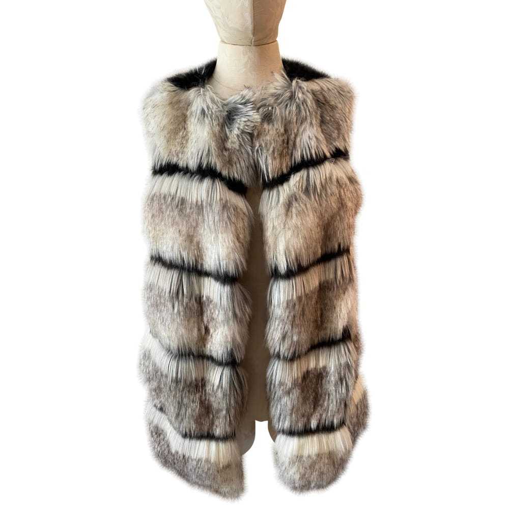 Calypso St Barth Faux fur cardi coat - image 1