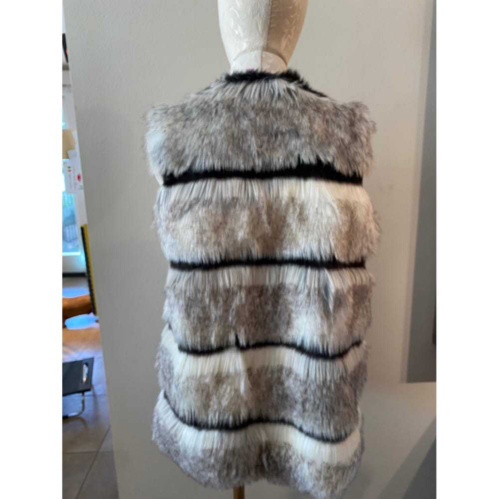 Calypso St Barth Faux fur cardi coat - image 2