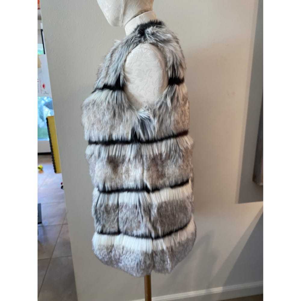 Calypso St Barth Faux fur cardi coat - image 3