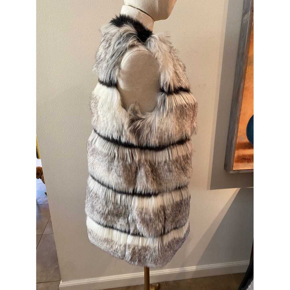 Calypso St Barth Faux fur cardi coat - image 4